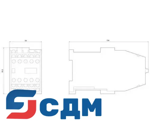 3TH4394-0BB4 Вспомогательный контактор 3TH43 с 10 контактами