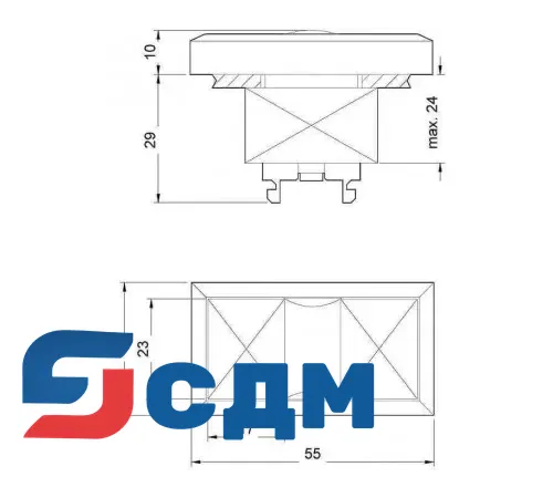 3SB3100-8AC81 Приводы - Двойные кнопки