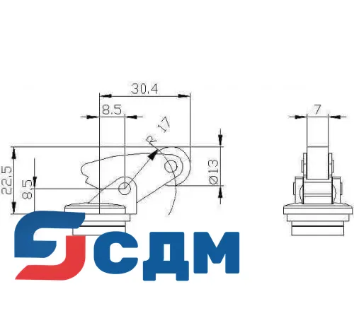 3SE5000-0AF12-1AJ0 Корпуса шириной 31 мм в соответствии с EN 50047