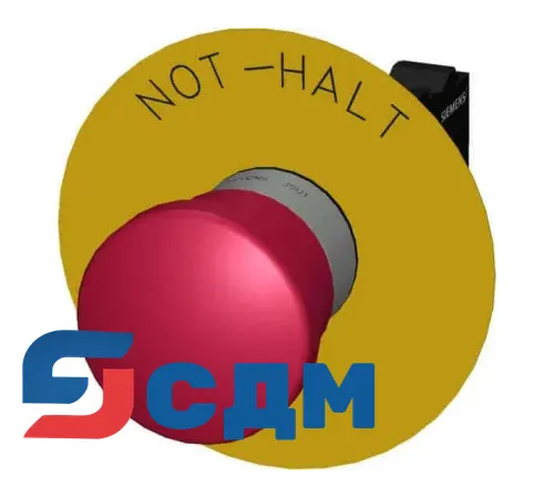 3SU1150-1HA20-3CH0 Кнопка грибовидная АВАРИЙНОЙ ОСТАНОВКИ