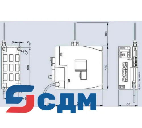 6SL3210-5FE11-0UA0 Базовый сервопреобразователь SINAMICS V90