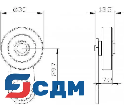 3SE5000-0AA26 Корпуса шириной 31 мм в соответствии с EN 50047