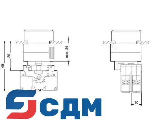 3SB3606-0AA41 Комплектная комбинации устройств