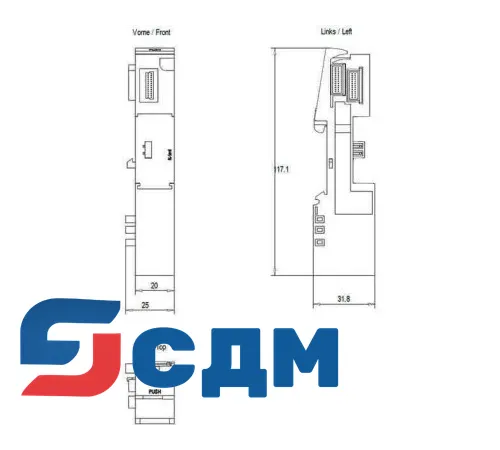 6ES7193-6BN00-0NE0 Базовый блок