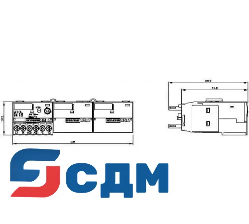 3RA2712-1CA00 Функциональные модули для установки на контакторы SIRIUS 3RT2