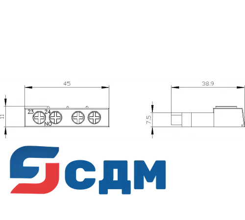 3RV2901-1F Дополнительные монтируемые принадлежности