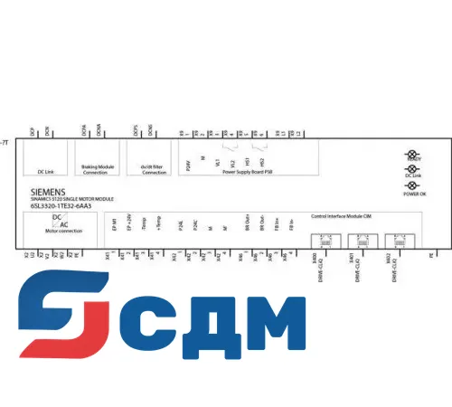 6SL3320-1TE32-6AA3 Модули с одним двигателем