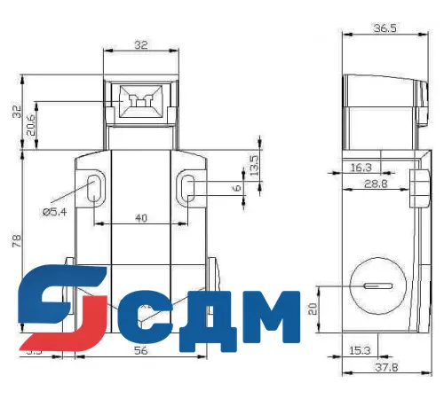 3SE5122-0QV10-1AA7 Корпус шириной 56 мм