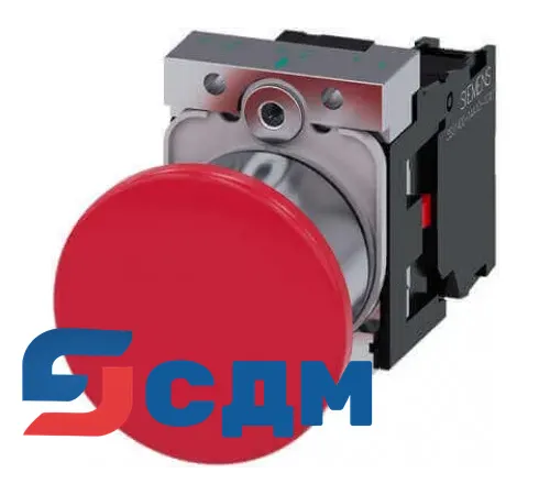 3SU1150-1BA20-1CA0-ZY12 Кнопка грибовидная