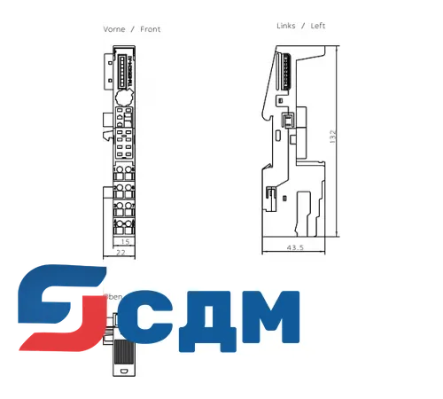 6ES7193-4CA20-0AA0 система распределенного ввода-вывода SIMATIC ET 200S