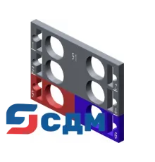 6ES7193-6CP51-2MC0 Рамка цветной кодировки контактов