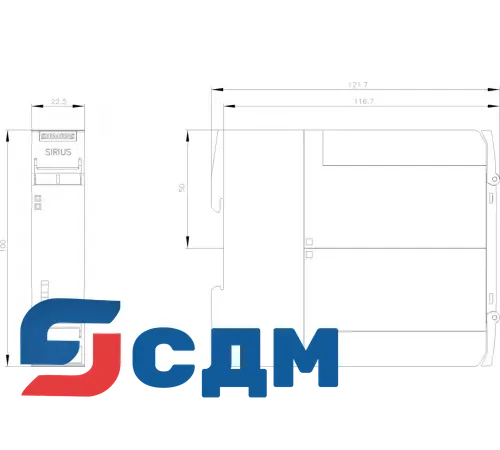 3SK1111-1AB30 SIRIUS 3SK1 Стандартные базовые блоки