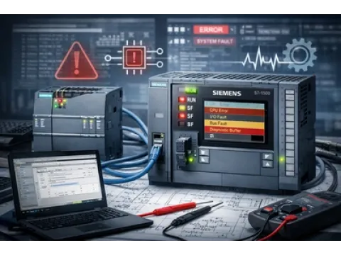  Диагностика контроллеров Siemens и ошибки PLC Siemens