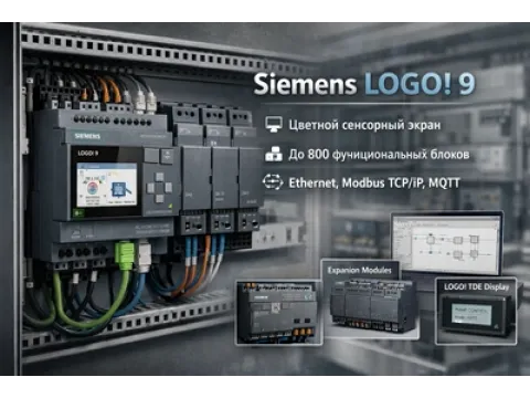 Siemens LOGO! 9: новое поколение компактного логического контроллера для локальной автоматизации</h1>