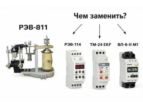 Чем заменить реле РЭВ-811: аналоги и подбор