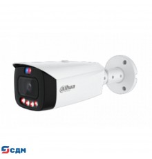 DAHUA DH-IPC-HFW3449T1P-AS-PV-0280B-PRO Уличная цилиндрическая IP-видеокамера WizColor TiOC K 4Мп, 1/1.8” CMOS, объектив 2.8мм, видеоаналитика, 2 микрофона, ИК 50м, LED 50м, IP67, металл/пластик