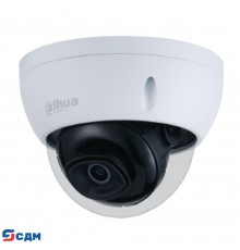 DAHUA DH-IPC-HDBW2230EP-S-0360B-S2 Уличная купольная IP-видеокамера 2Мп, 1/2.7” CMOS, объектив 3.6мм, видеоаналитика, ИК 30м, IP67, IK10, металл