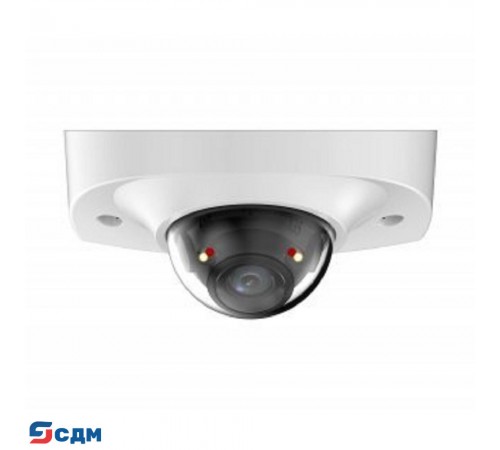 DAHUA DH-IPC-HDBW2449FP-AS-IL-0280B Уличная мини-купольная IP-видеокамера SmartDualLight 4Мп, 1/2.9” CMOS, объектив 2.8мм, видеоаналитика, микрофон, ИК 30м, LED 30м, IP67, металл