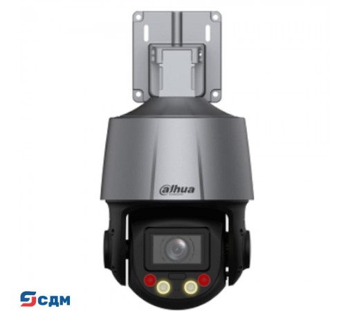 DAHUA DH-SD3C405DB-GNY-A-PV Мини-PTZ IP-видеокамера Smart Dual Light с активным сдерживанием и ИИ 4Мп, 1/2.8” CMOS, 5x моторизованный объектив 2.7~13,5мм (5x), видеоаналитика, ИК до 50, LED до 30м