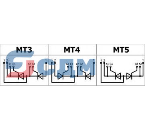 Модуль тиристорно-диодный МТ/Д5-320-36-A2