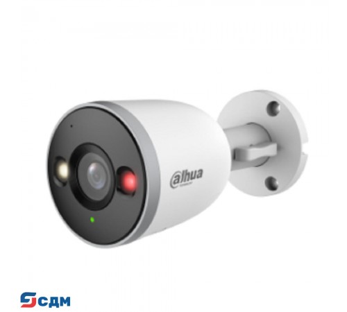 DAHUA DH-IPC-F5DP-IL-0280B Уличная цилиндрическая IP-видеокамера 5Мп; 1/2.7” CMOS; 2.8мм; ИК 30м LED 30м обнаружение людей, обнаружение транспортных средств IP67 металл, пластик; Wi-Fi 2.4ГГц