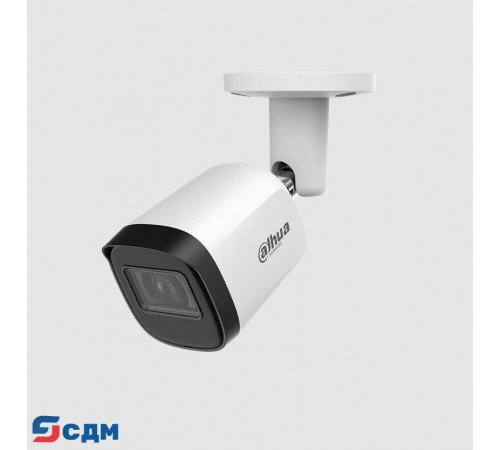 DAHUA DH-HAC-B2A51P-U-IL-0280B-S3 Уличная цилиндрическая HDCVI-видеокамера 5Мп; CMOS; объектив 2.8мм;ИК 30м, Led 20м; защита: IP67;корпус: металл