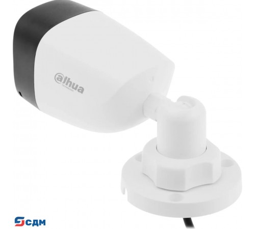 DAHUA DH-HAC-HFW1200CLP-IL-A-0280B-S6 Уличная цилиндрическая HDCVI-видеокамера с интеллектуальной двойной подсветкой 2Мп, объектив 2.8мм, ИК 20м, LED 20м, IP67, корпус: металл, быстрый монтаж