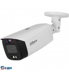 DAHUA DH-IPC-HFW3849T1P-ZAS-PV-S5 Уличная цилиндрическая IP-видеокамера TiOC с ИИ и активным сдерживанием 8Мп, 1/2.8” CMOS, моторизованный объектив 2.7~13,5мм (5x), видеоаналитика, ИК 50м, LED 40м