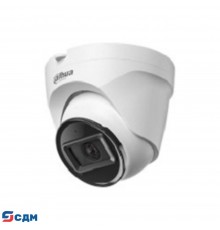 DAHUA DH-IPC-T1E20P-A-0280B Уличная турельная IP-видеокамера 2Мп, 1/3.2” CMOS, объектив 2.8мм, LED 30м, IP67, пластик