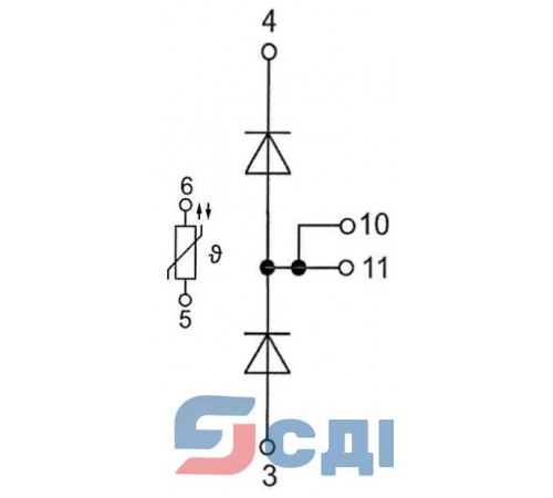 Модуль диодный MDDA-DD17SG-450N