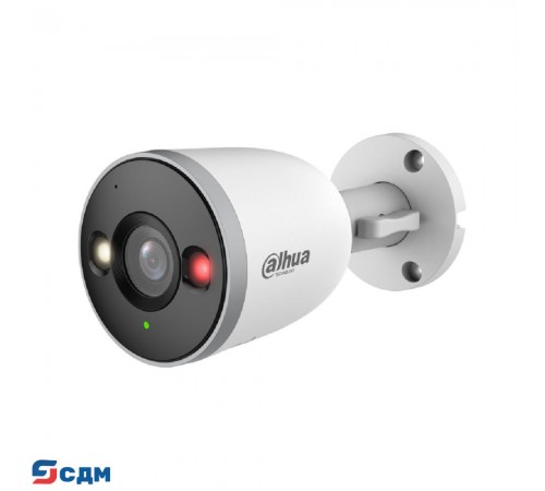 DAHUA DH-IPC-F3DP-IL-0280B Уличная цилиндрическая IP-видеокамера 3Мп; 1/2.8” CMOS;2.8мм; двойная подсветка IP67 металл, пластик; Wi-Fi 2.4ГГц