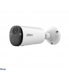 DAHUA DH-IPC-BF4CP-0210B-Pearl Уличная цилиндрическая IP-видеокамера с Wi-Fi 4Мп; 1/3” CMOS; 2.1мм; видеоаналитика ИК 15м, LED 20м; IP66; -20 °C до +60 °C; Литиевая батарея 20.44 Вт·ч