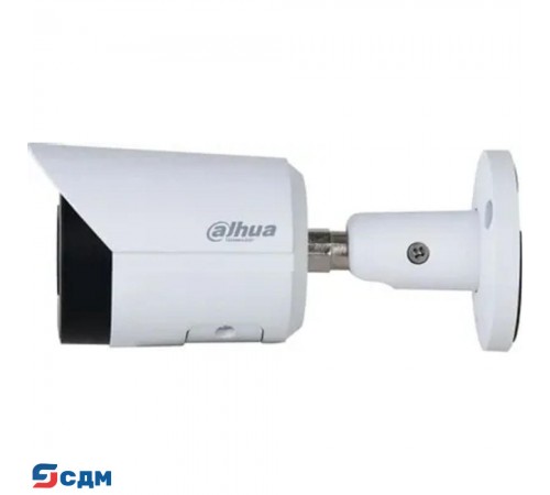 DAHUA DH-IPC-HFW2849SP-S-IL-0280B Уличная цилиндрическая IP-видеокамера SmartDualLight 8Мп, 1/2.7” CMOS, объектив 2.8мм, видеоаналитика, микрофон, ИК 30м, LED 30м, IP67, металл
