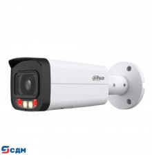 DAHUA DH-IPC-HFW2249TLP-S-LED-0280B-PRO Уличная цилиндрическая IP-видеокамера WizColor 2Мп, 1/2.9” CMOS, объектив 2.8мм, видеоаналитика, микрофон, LED 50м, IP67, металл
