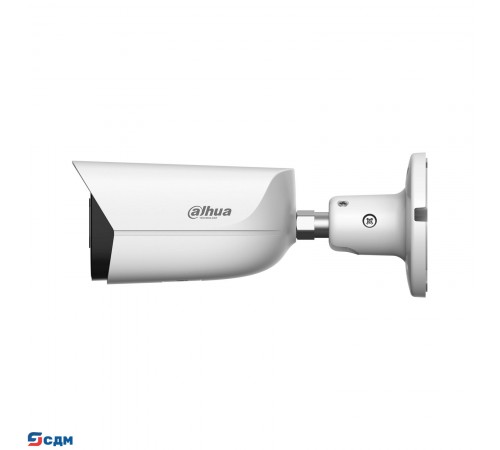 DAHUA DH-IPC-HFW3449EP-AS-IL-0280B Уличная цилиндрическая IP-видеокамера 4Мп, 1/2,9” CMOS, объектив 2.8мм, видеоаналитика,тревожные вх/вых: 1/1 , микрофон, ИК 50м, LED 50m, IP67, металл