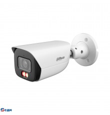 DAHUA DH-IPC-HFW3449EP-AS-IL-0280B Уличная цилиндрическая IP-видеокамера 4Мп, 1/2,9” CMOS, объектив 2.8мм, видеоаналитика,тревожные вх/вых: 1/1 , микрофон, ИК 50м, LED 50m, IP67, металл