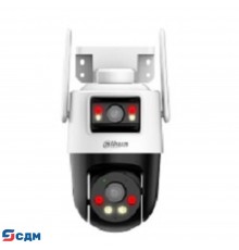 DAHUA DH-SD-P3D-3F-PV-4G-EAU-0400B 3mp+3mp Мини-PT IP-видеокамера с панорамным модулем с Wi-Fi и 4G 1/2.8" 3Мп CMOS ИК 30м Led 30м (фиксированный модуль) 1/2.8" 3Мп CMOS ИК 30м Led 30м (PT-модуль)