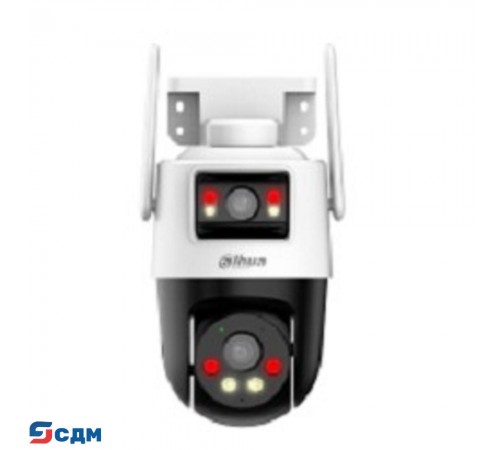 DAHUA DH-SD-P3D-3F-PV-4G-EAU-0400B 3mp+3mp Мини-PT IP-видеокамера с панорамным модулем с Wi-Fi и 4G 1/2.8" 3Мп CMOS ИК 30м Led 30м (фиксированный модуль) 1/2.8" 3Мп CMOS ИК 30м Led 30м (PT-модуль)