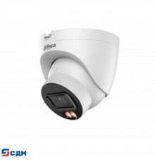 DAHUA DH-IPC-HDW21249TP-S-IL-0280B Уличная купольная IP-видеокамера 12Мп; 1/2.5” CMOS; 2.8мм видеоаналитика: SMD Plus ИК 30м, LED 30м IP67 металл, пластик