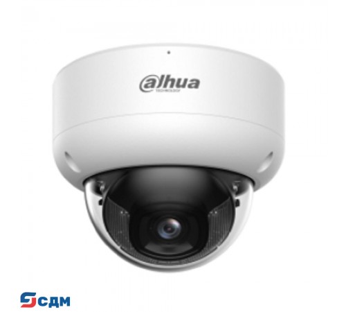 DAHUA DH-IPC-HDBW3449EP-S-IL-0280B Уличная купольная IP-видеокамера 4Мп; 1/2.9” CMOS; объектив 2.8мм; ИК 40м, LED 40м; IP67, IK10; металл