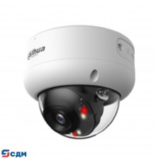 DAHUA DH-IPC-HDBW3449EP-S-IL-0280B Уличная купольная IP-видеокамера 4Мп; 1/2.9” CMOS; объектив 2.8мм; ИК 40м, LED 40м; IP67, IK10; металл