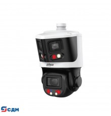 DAHUA DH-SDT3E410-8P-MB-A-PV1-0280 Уличная купольная PTZ IP-видеокамера с панорамным модулем, активным сдерживанием и ИИ 1/2.8" 8Мп CMOS