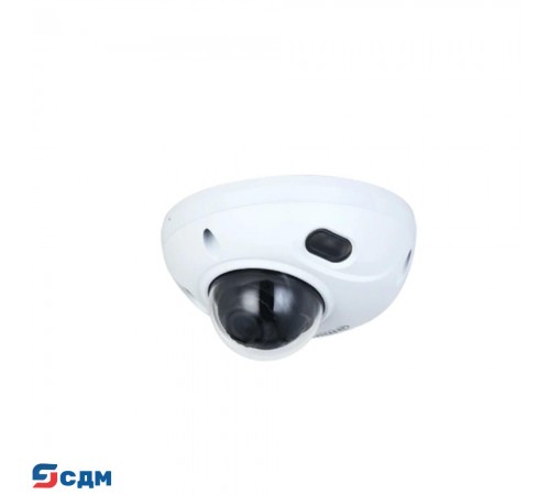 DAHUA DH-IPC-HDBW3441FP-AS-0280B-S2 Уличная мини-купольная IP-видеокамера 4Мп, 1/3” CMOS, объектив 2.8мм, видеоаналитика, микрофон, ИК 30м, IP67, IK10, металл