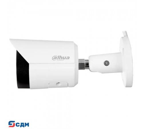 DAHUA DH-IPC-HFW2249SP-S-IL-0360B Уличная цилиндрическая IP-видеокамера SmartDualLight 2Мп, 1/2.8” CMOS, объектив 3.6мм, видеоаналитика, микрофон, ИК 30м, LED 30м, IP67, металл