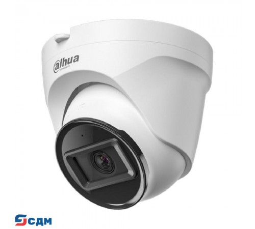 DAHUA DH-IPC-T1E20P-A-0360B Уличная турельная IP-видеокамера 2Мп, 1/3.2” CMOS, объектив 3.6мм, LED 30м, IP67, пластик