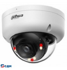 DAHUA DH-IPC-HDBW1239E1P-A-IL-0280B-S6 Уличная купольная IP-видеокамера 2Мп, 1/2.8” CMOS, объектив 2.8мм, ИК 30м,LED 30м, IP67, IK08, металл