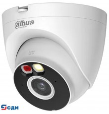 DAHUA DH-IPC-T5AP-IL-0280B Уличная купольная IP-видеокамера с ИК-подсветкой до 30м и LED-подсветкой до 30м и Wi-Fi 5Мп; 1/2.7” CMOS; 2.8мм IP67 металл, пластик