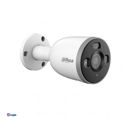 DAHUA DH-IPC-F5DP-PV-0360B Уличная цилиндрическая IP-видеокамера 5Мп; 1/2.7” CMOS; 3.6мм; ИК 30м LED 30м обнаружение людей, обнаружение транспортных средств IP67 металл, пластик; Wi-Fi 2.4ГГц
