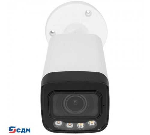 DAHUA DH-IPC-HFW2449TP-ZAS-IL Уличная цилиндрическая IP-видеокамера SmartDualLight 4Мп, 1/2.9” CMOS, моторизованный объектив 2.7~13.5мм, видеоаналитика, микрофон, ИК 60м, LED 60м, IP67, IK10, металл