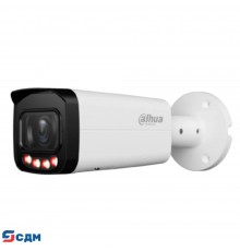 DAHUA DH-IPC-HFW2449TP-ZAS-IL Уличная цилиндрическая IP-видеокамера SmartDualLight 4Мп, 1/2.9” CMOS, моторизованный объектив 2.7~13.5мм, видеоаналитика, микрофон, ИК 60м, LED 60м, IP67, IK10, металл